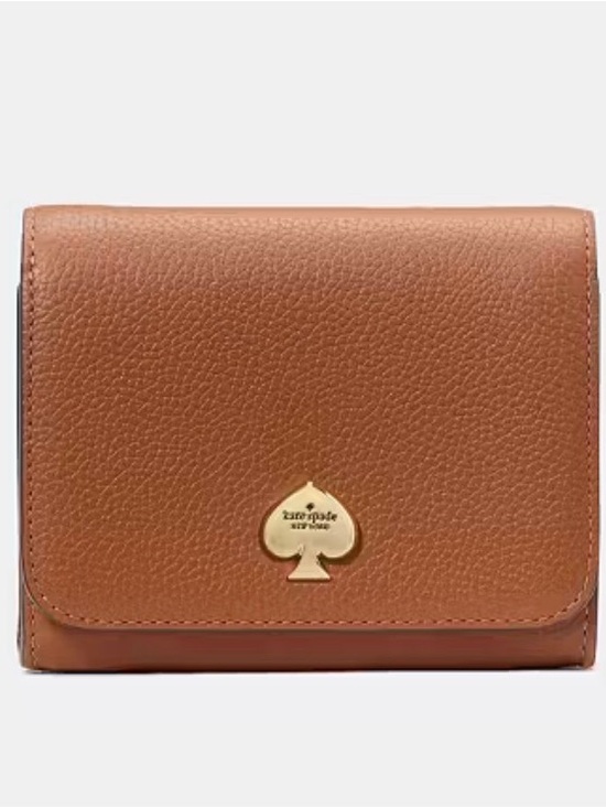 kate spade Handbags - Kate Spade Kayla Small L-Zip Wallet in Warm Gingerbread